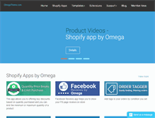 Tablet Screenshot of omegatheme.com